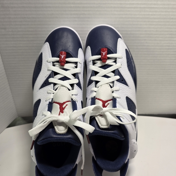 Nike Air Jordan 6 Retro G Golf Olympic White Midnight Navy DV1376-101 sz 8 Men\'s main image 5